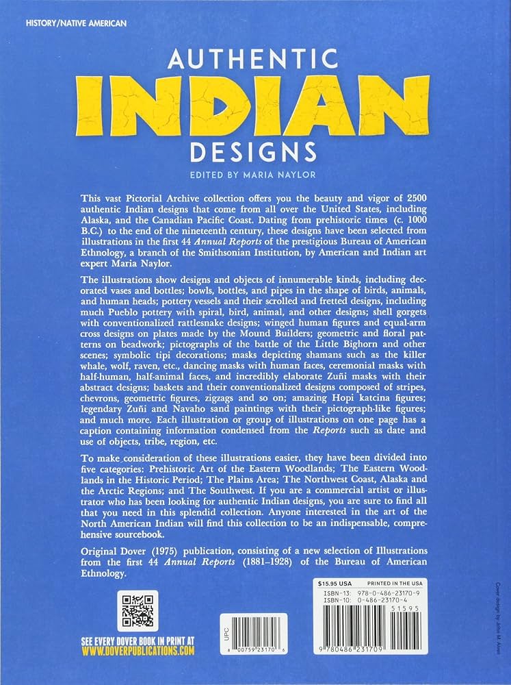 Authentic Indian Designs (Dover Pictorial Archive): Naylor